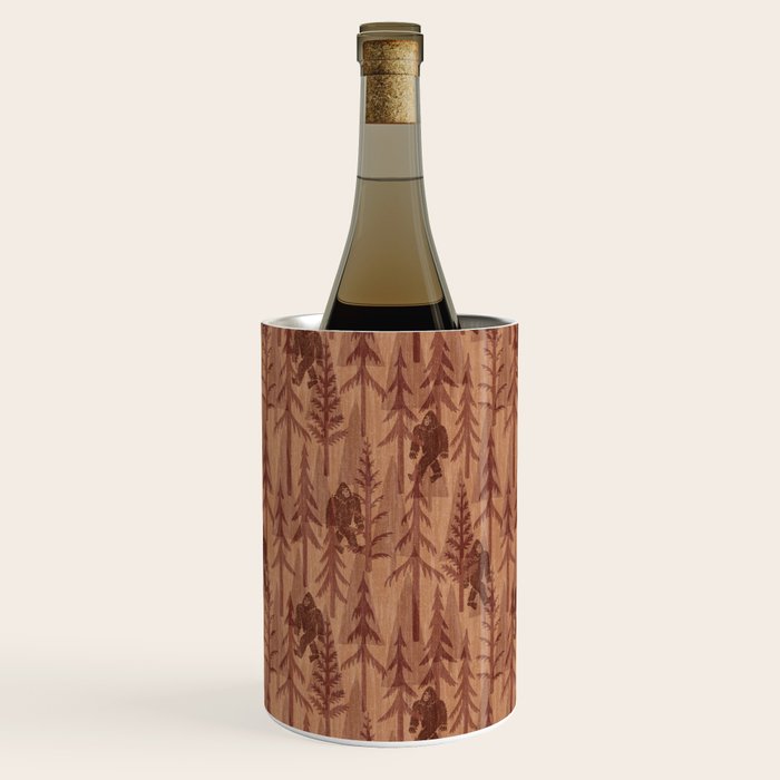 Subtle Sasquatch - Rust Wine Chiller Gallery Image 1