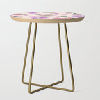 Pastel purple oriental pattern Side Table Gallery Image 1