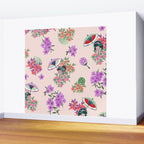 Pastel purple oriental pattern Wall Mural Gallery Image 2