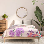 Pastel purple oriental pattern Comforter Gallery Image 3
