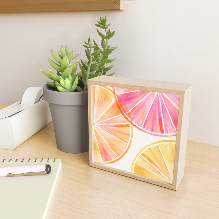 Summer Citrus Party Watercolor Mini Art Print Gallery Image 2