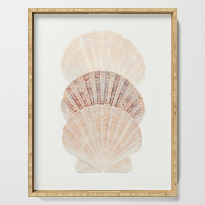 Beige Seashells Serving Tray Gallery Image 1