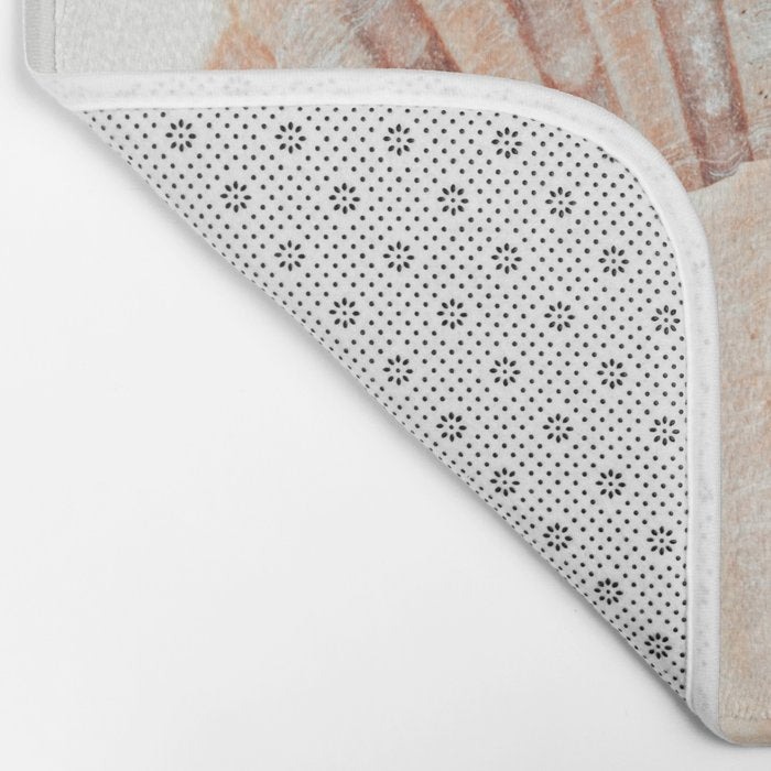 Beige Seashells Bath Mat Gallery Image 2