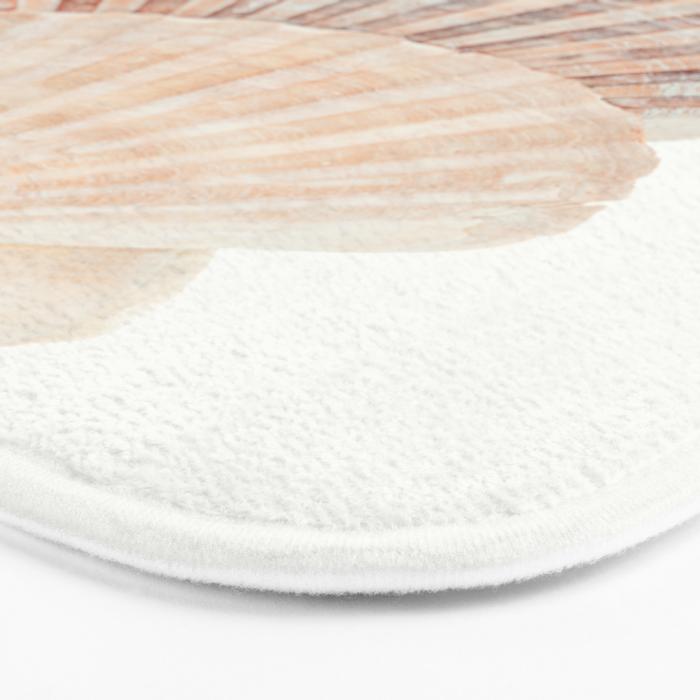 Beige Seashells Bath Mat Gallery Image 3