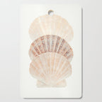 Beige Seashells Cutting Board Gallery Image 1