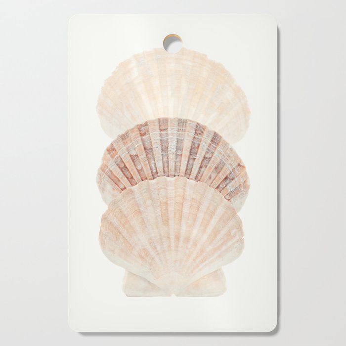 Beige Seashells Cutting Board Gallery Image 1