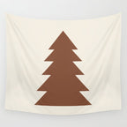Joy (Cream Brown) Wall Tapestry Gallery Image 4