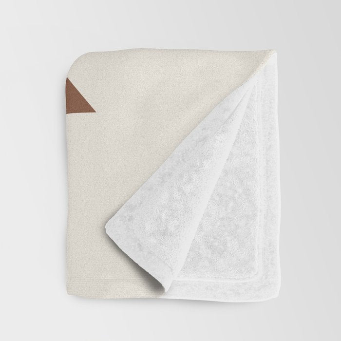 Joy (Cream Brown) Throw Blanket Gallery Image 3