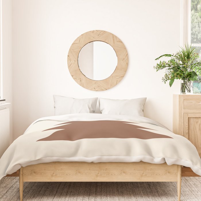Joy (Cream Brown) Duvet Cover Gallery Image 3