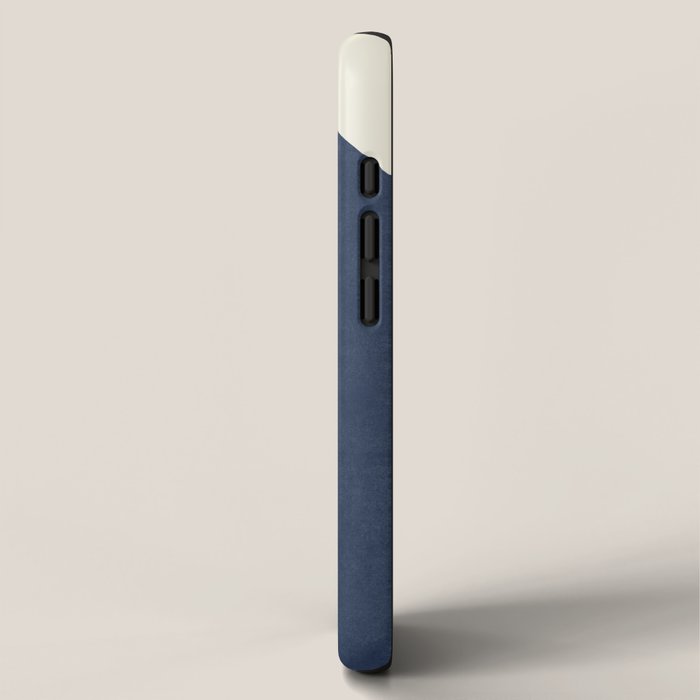 Halfmoon Colorblock - Blue iPhone Case Gallery Image 2