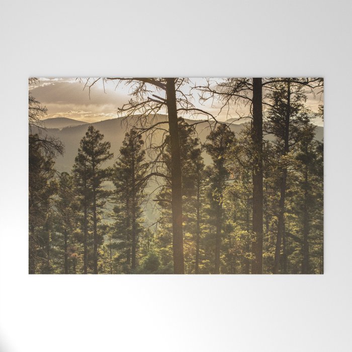 Mountain Forest New Mexico - Nature Photography Welcome Mat Gallery Image 1