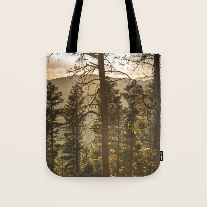 Mountain Forest New Mexico - Nature Photography Tote Bag Gallery Image 1