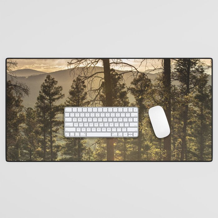 Mountain Forest New Mexico - Nature Photography Desk Mat Gallery Image 1