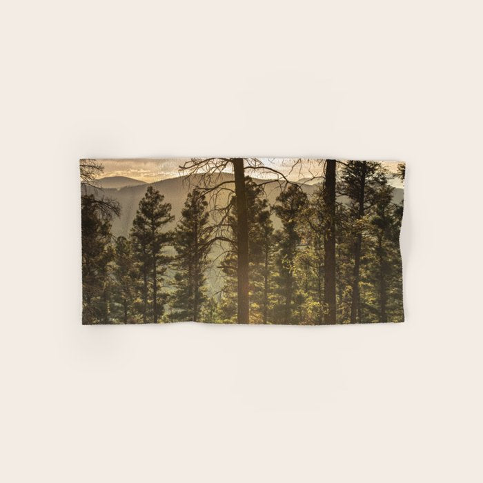 Mountain Forest New Mexico - Nature Photography Bath Towel Gallery Image 1