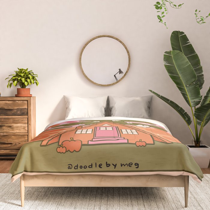 Spooky Anti-Social Club Comforter Gallery Image 3