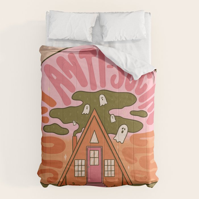 Spooky Anti-Social Club Comforter Gallery Image 6