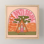 Spooky Anti-Social Club Mini Art Print Gallery Image 1