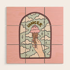 Cancer Ice cream Wood Wall Art Gallery Image 1