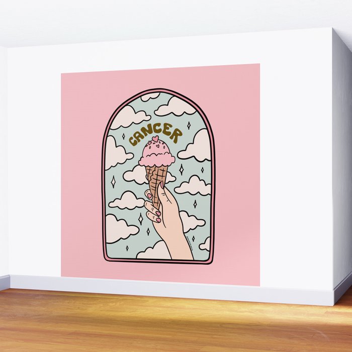 Cancer Ice cream Wall Mural Gallery Image 2
