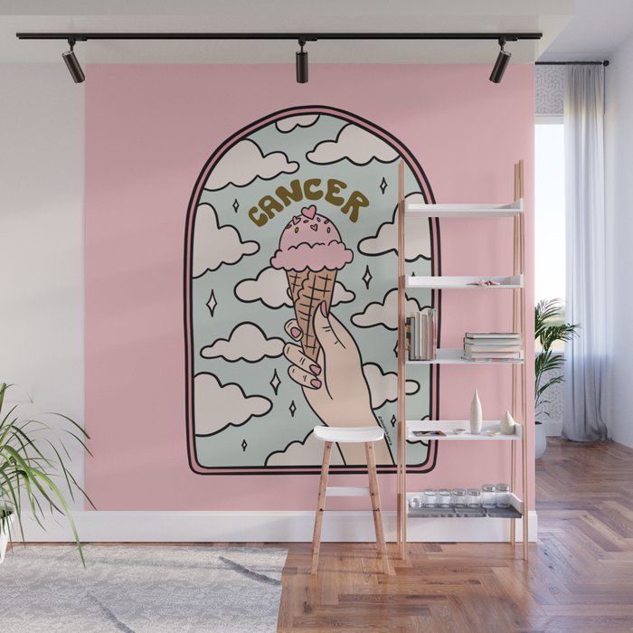 Cancer Ice cream Wall Mural Gallery Image 1
