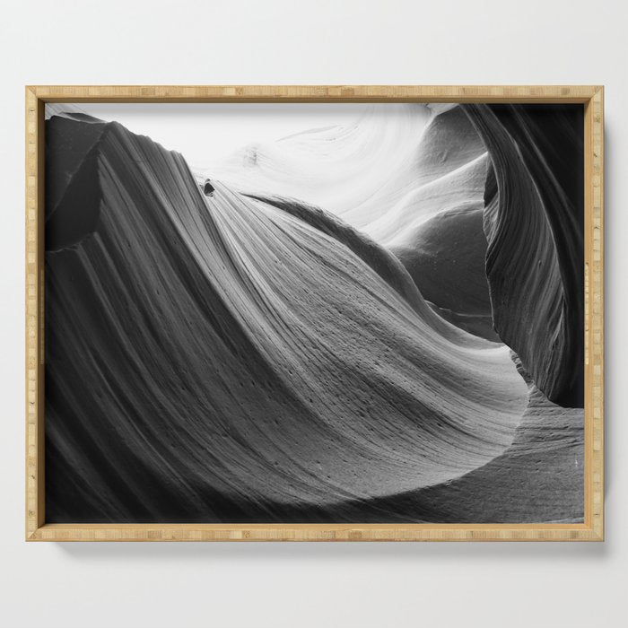 ANTELOPE CANYON XVIII / arizona desert Serving Tray Gallery Image 1