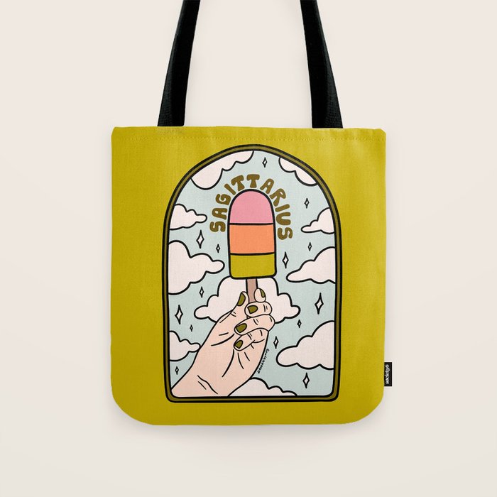 Sagittarius Popsicle Tote Bag Gallery Image 1
