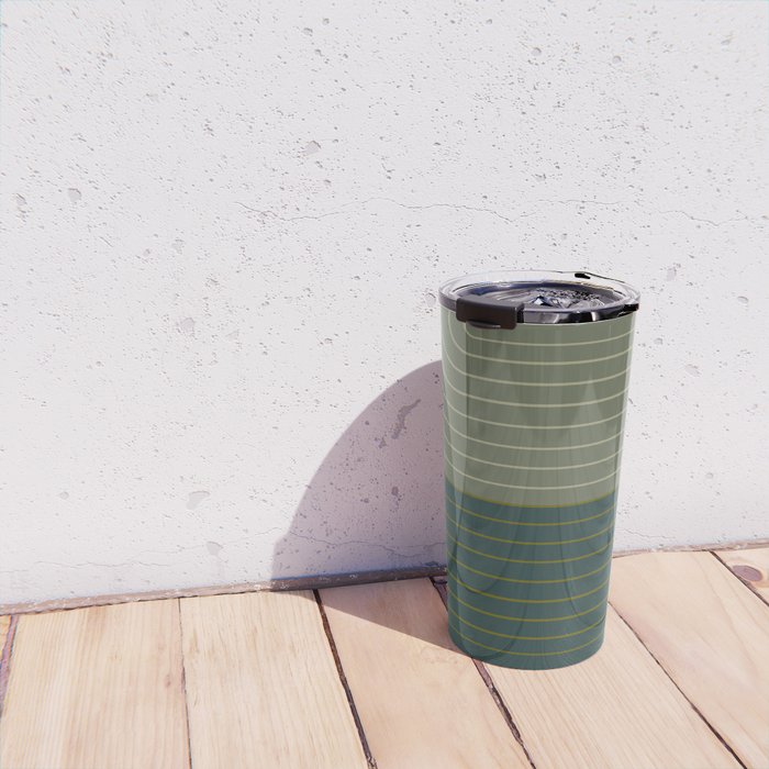 Two Tone Line Curvature XXXVII Travel Mug Gallery Image 4
