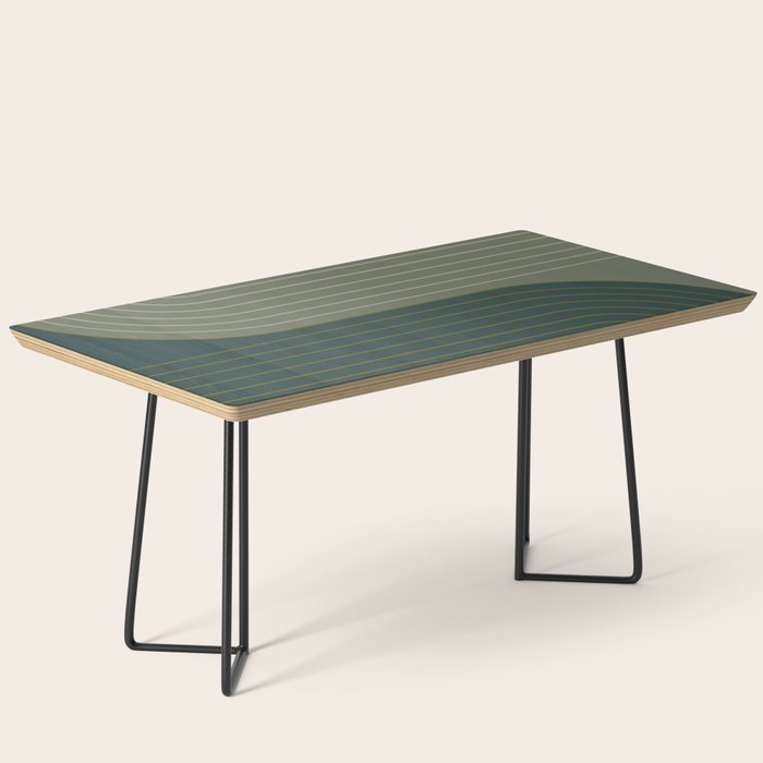 Two Tone Line Curvature XXXVII Coffee Table Gallery Image 1