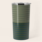 Two Tone Line Curvature XXXVII Travel Mug Gallery Image 1