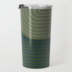 Two Tone Line Curvature XXXVII Travel Mug Gallery Image 3