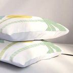 Tropic Sun - palm tree drawing Pillow Sham Gallery Image 3