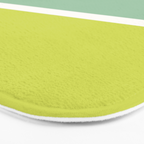 Color Block V Mint Lime Green Bath Mat Gallery Image 3