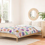 Jewel hermit crab Duvet Cover Gallery Image 2