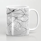 New York City White Map Coffee Mug Gallery Image 1