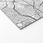 New York City White Map Welcome Mat Gallery Image 2