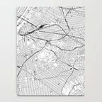New York City White Map Notebook Gallery Image 4