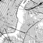 New York City White Map Coffee Mug Gallery Image 2