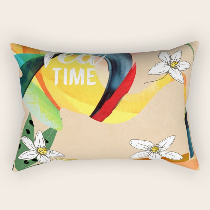 Tea Time 2 Rectangular Pillow Gallery Image 1