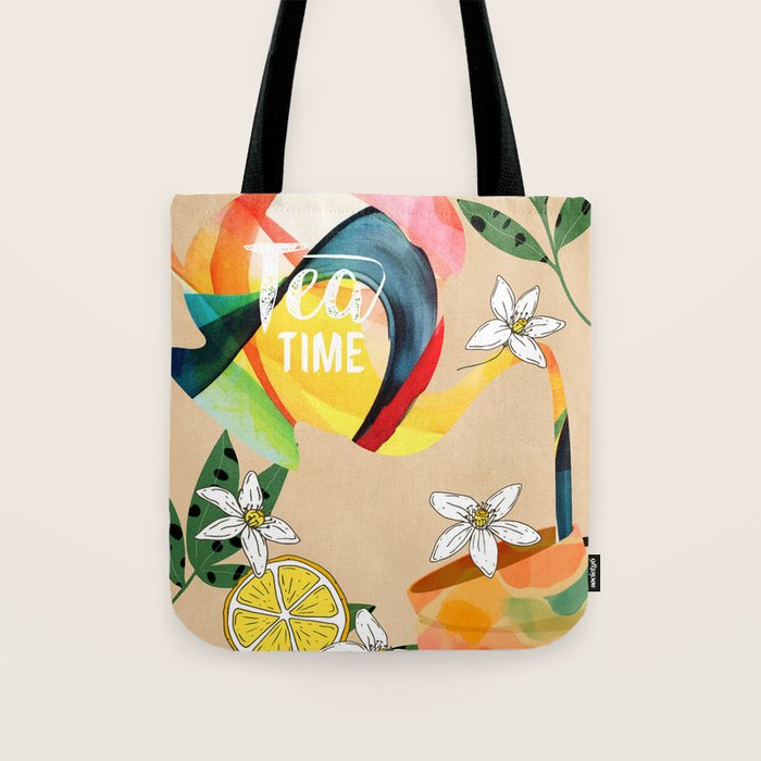 Tea Time 2 Tote Bag Gallery Image 1