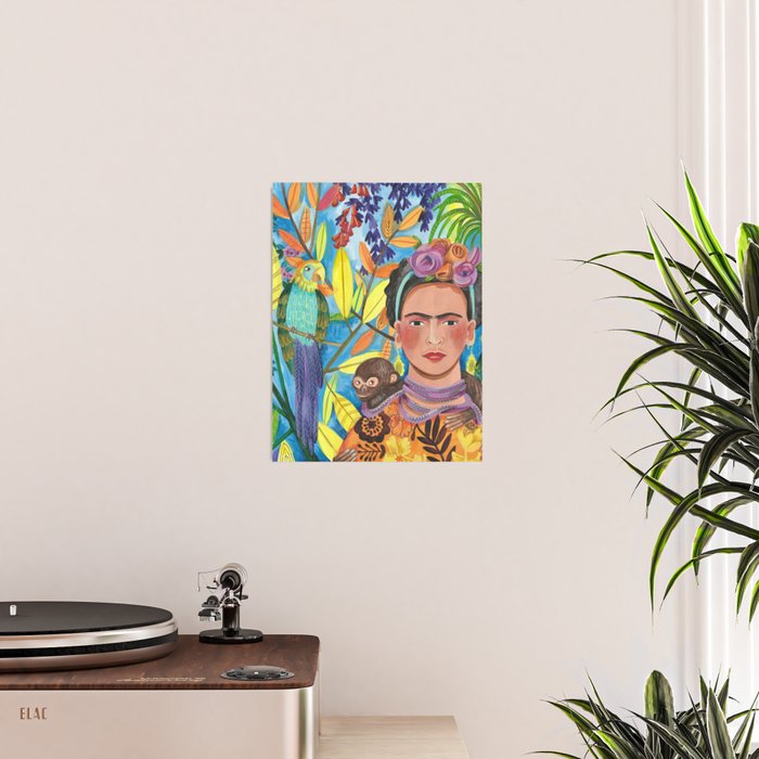 Woman and her parrots Poster Gallery Image 2