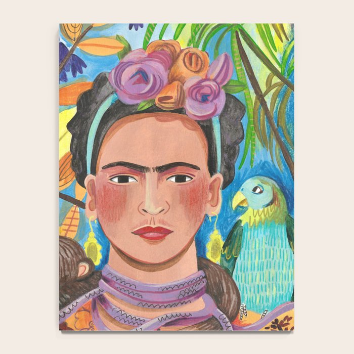 Woman and her parrots Notebook Gallery Image 4