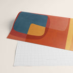 Blue Red Yellow MCM Art Wrapping Paper Gallery Image 2