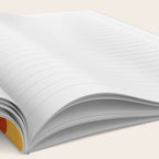 Blue Red Yellow MCM Art Notebook Gallery Image 2