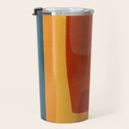 Blue Red Yellow MCM Art Travel Mug Gallery Image 3
