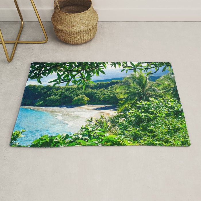 Hamoa Beach Hana Maui Hawaii Rug Gallery Image 1