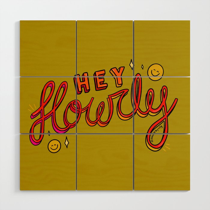Hey Howdy Wood Wall Art Gallery Image 1
