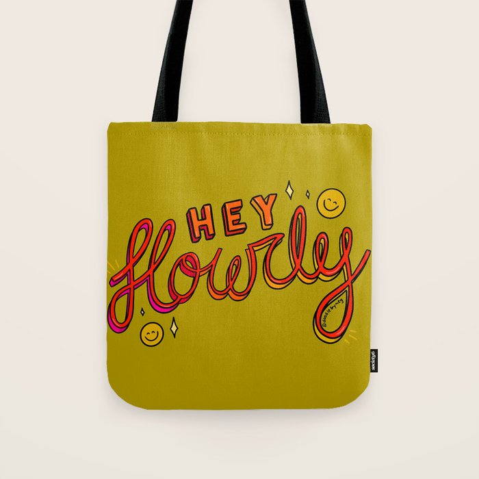 Hey Howdy Tote Bag Gallery Image 1