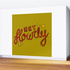 Hey Howdy Wall Mural Gallery Image 2