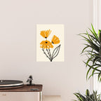The Cosmo Yellow Flowers 02 Poster Gallery Image 2