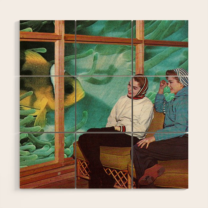 Hello Fish Wood Wall Art Gallery Image 1